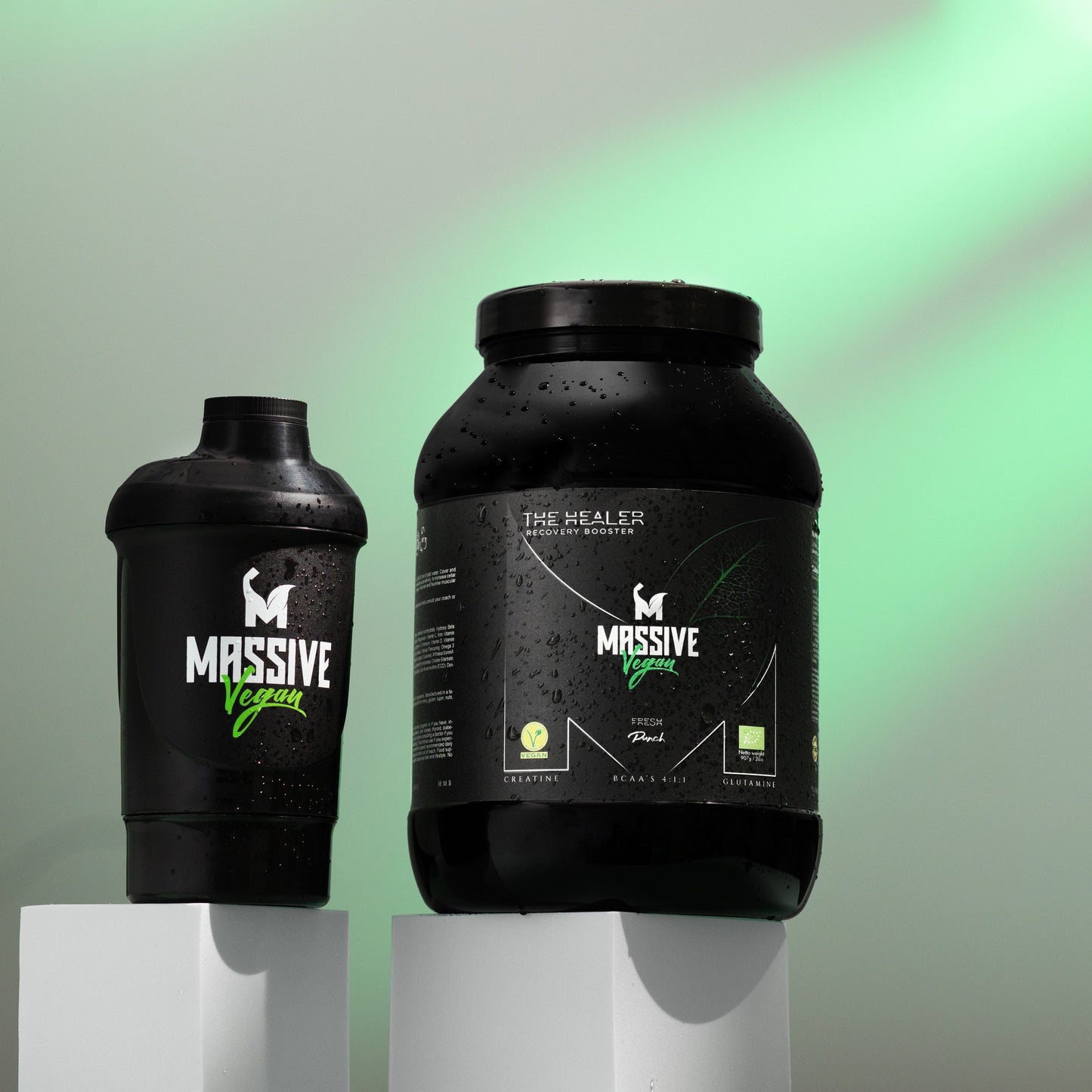 Booster de récupération BCAA Vegan Bio, The Healer, 907G, 20ports