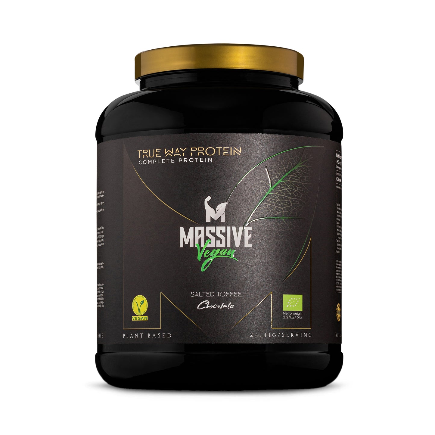 Protéine hydrolysée bio végétalienne, 2,27 kg, 75 parties